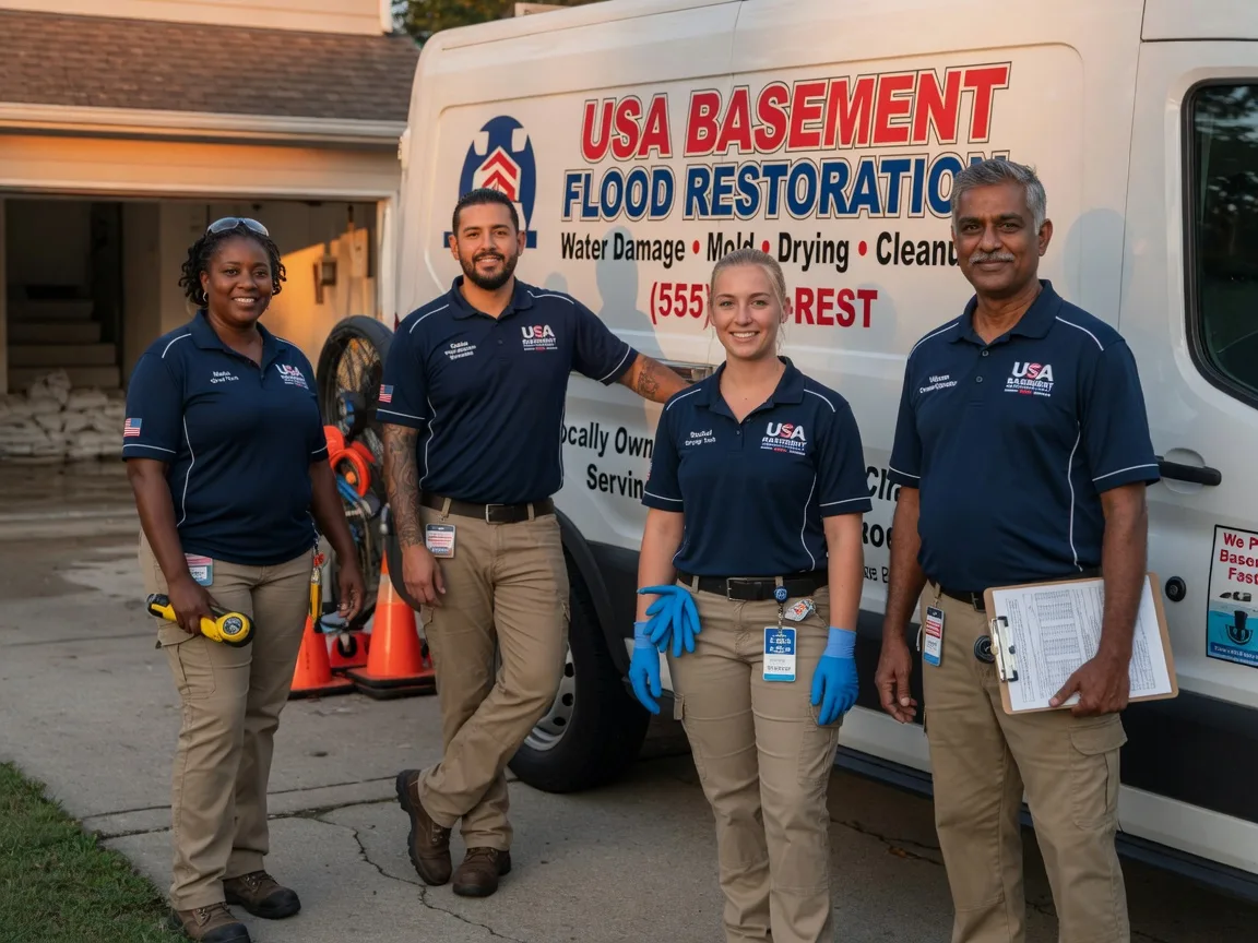 Basement Flood Cleanup company in Tullos, LA